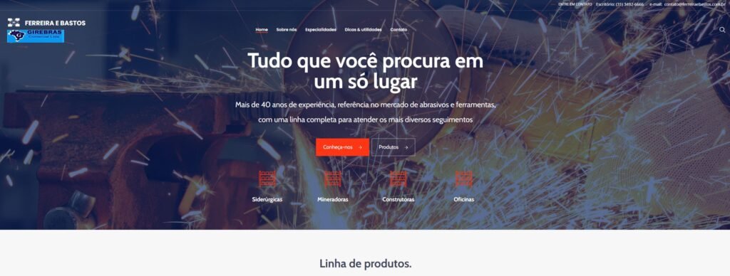Criação do Site Girebras