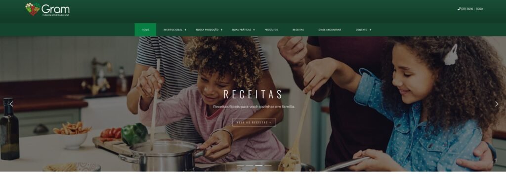 Criação do Site Gram Distribuidora