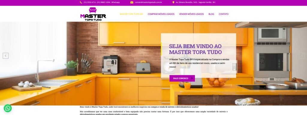 Criação Site Master Topa Tudo