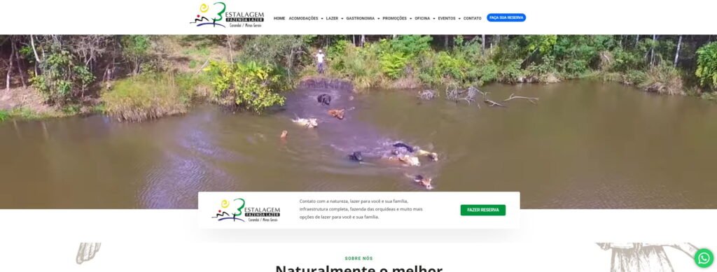 Criação do Site Estalagem Fazenda Lazer