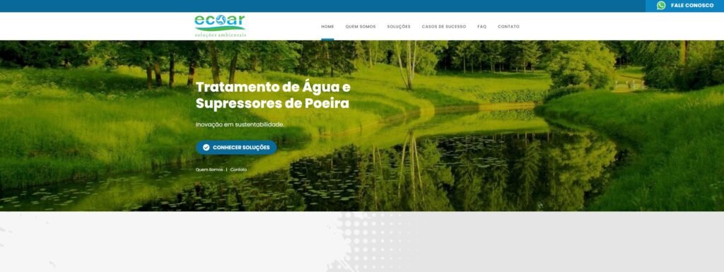Criação do Site ECOARSA Soluções Ambientais