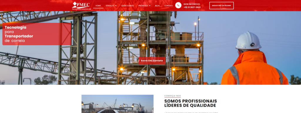 Criação Site PMEC - Agência Digital HGX Criação de Sites e Marketing Digital
