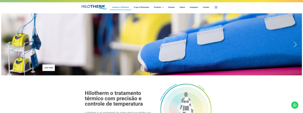 Criação do Site Hilotherm - Agência Digital HGX Criação de Sites e Marketing Digital